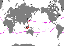 Range - Verbreitung - Nudiantennarius subteres